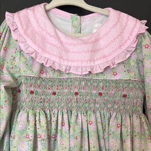 Cecil and Lou smocked dress